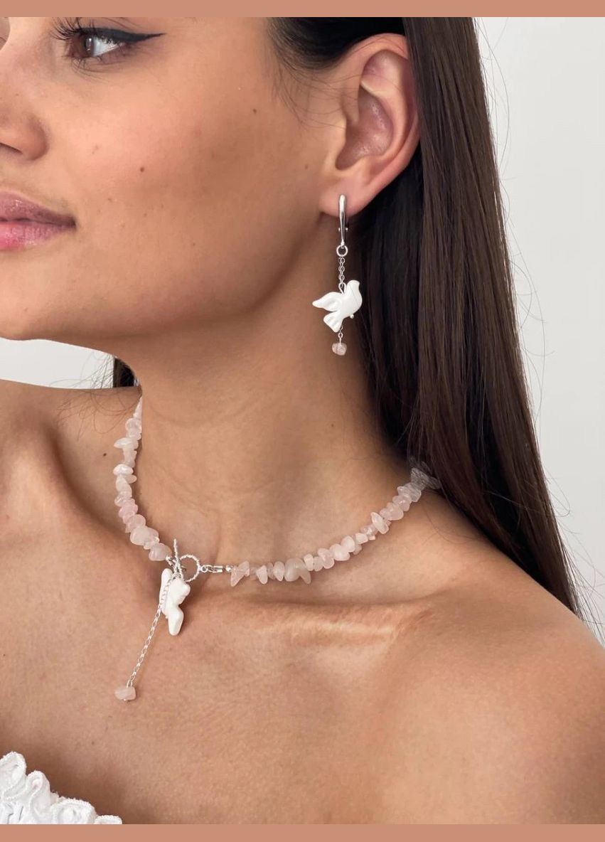 Серьги "Quartz Горлица" Le'Perle (329751635)