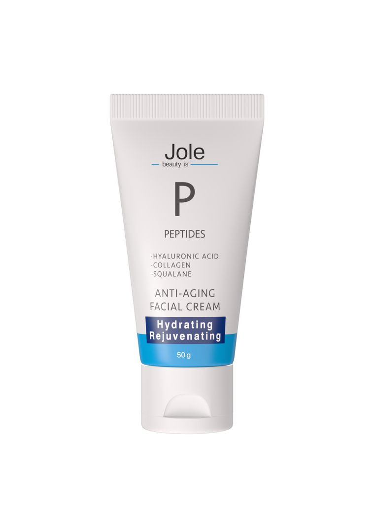 Jole АНТИВІКОВИЙ КРЕМ З ГІАЛУРОНОВОЮ КИСЛОТОЮ ТА ПЕПТИДАМИ Anti Aging Peptide Cream 50ml — Крем, Україна (316094837)