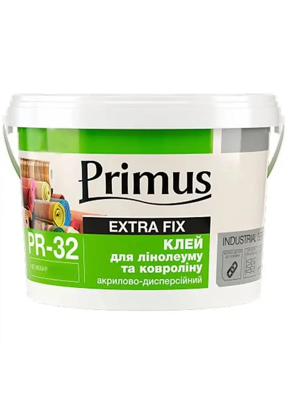 Клей для линолеума и ковролина PR-32 Примус универсальный для ПВХ покрытий 4 кг Primus (393195910)