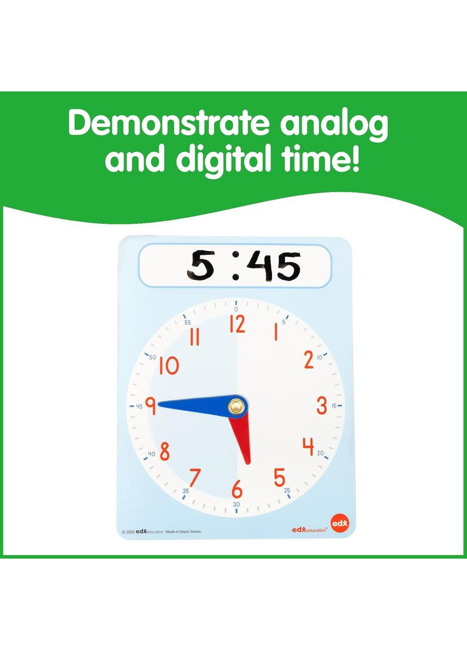 Ігровий набір «Навчальний годинник» Edx Education для вивчення часу Learning Resources (360715722)