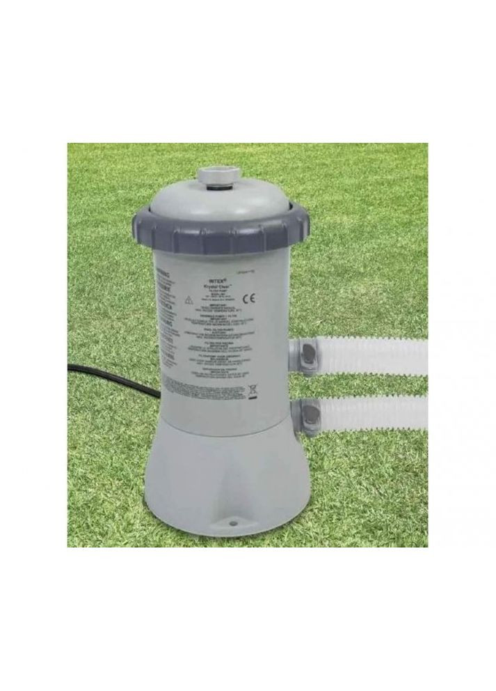 Надувний басейн наливний сімейний 28118 305х61см 3077л від 6 років з фільтром-насосом Синій Intex (366248694)