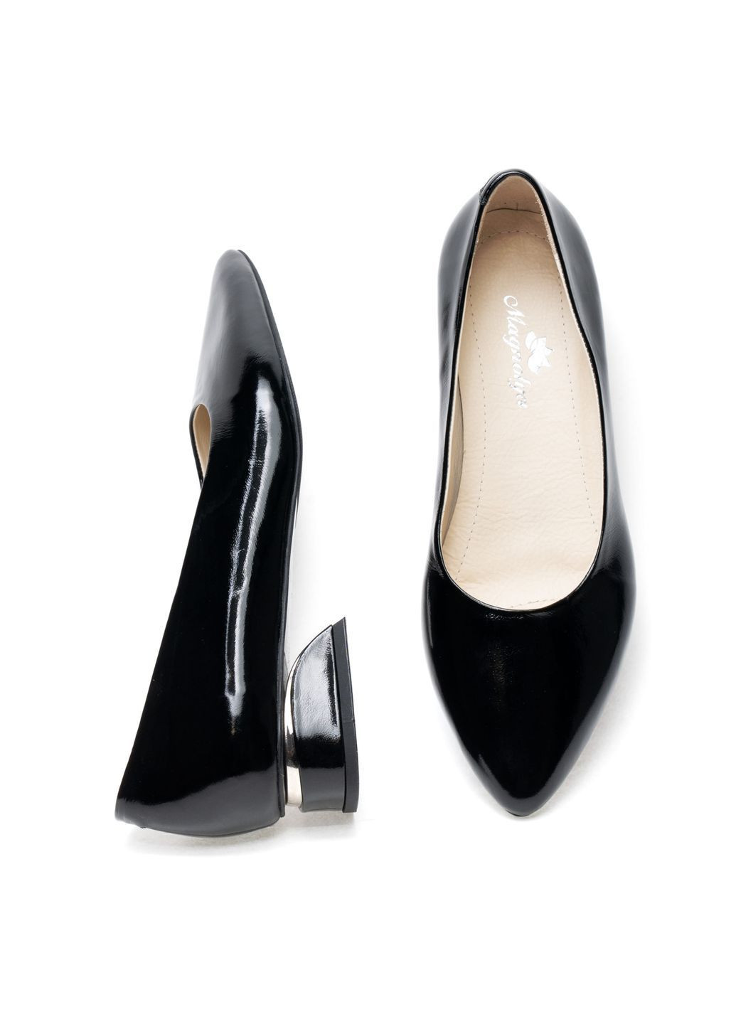 Magnolya Туфли 01465 Черные черный з натуральная кожа, — (372601598)