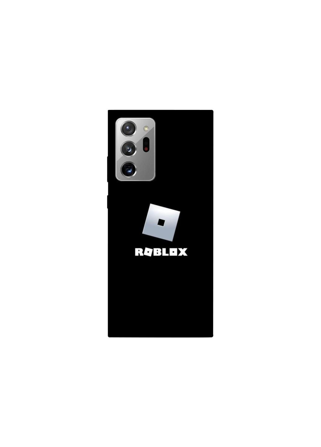 Чохол на Samsung Galaxy Note 20 Ultra Roblox logo black Frontalka (351381671)