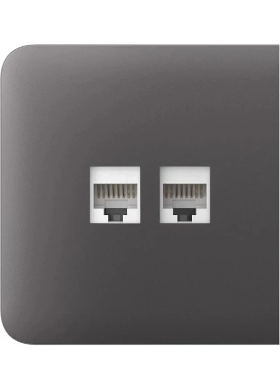 Боковая панель для встроенной интернет-розетки SideCover (LAN) Grey Ajax (385835954)
