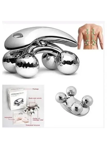 Масажер для тіла 4D Massager роликовий ліфтинговий масажер для обличчя та тіла антицелюлітний масажер Fan & Fan (379976858)