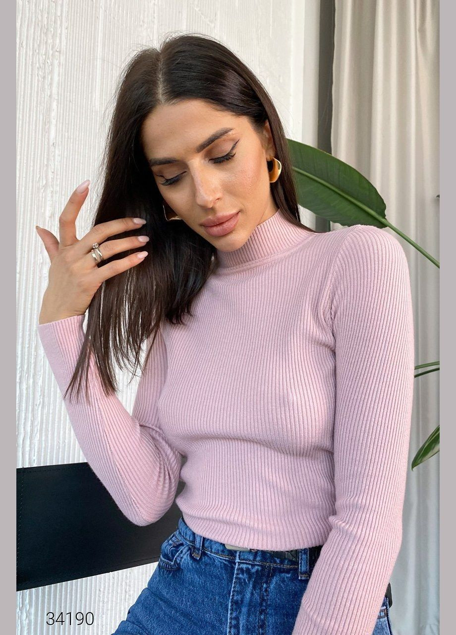 Водолазка в рубчик с воротом-стойкой Liton (303727754)