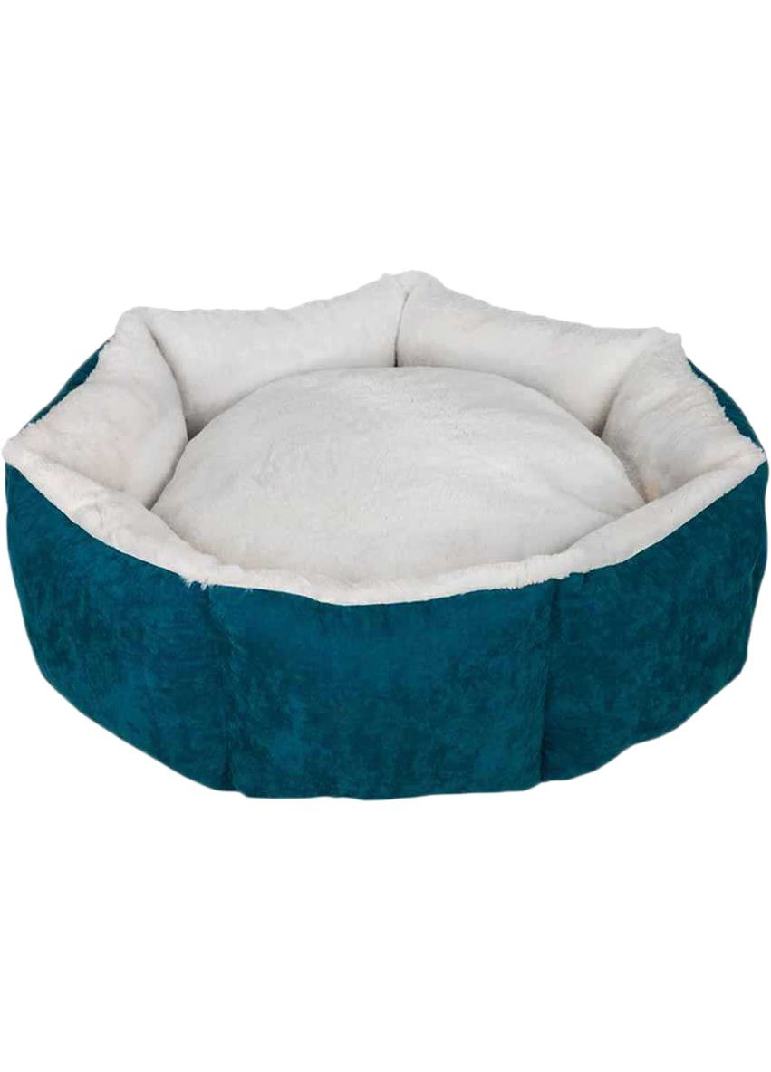 Лежак для животных Cupcake круглый 98 см 35 кг XL Зелено-серый (8682250513664) Milord (313239504)