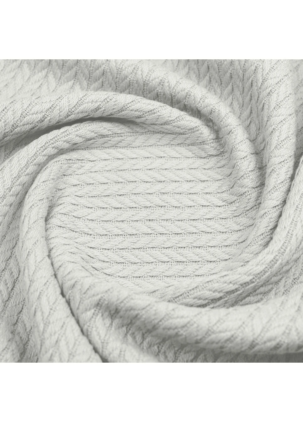 Плед покривало косичка 200х220 Pistachio Knitted Braid (4822052298862) Cosas (392823828)