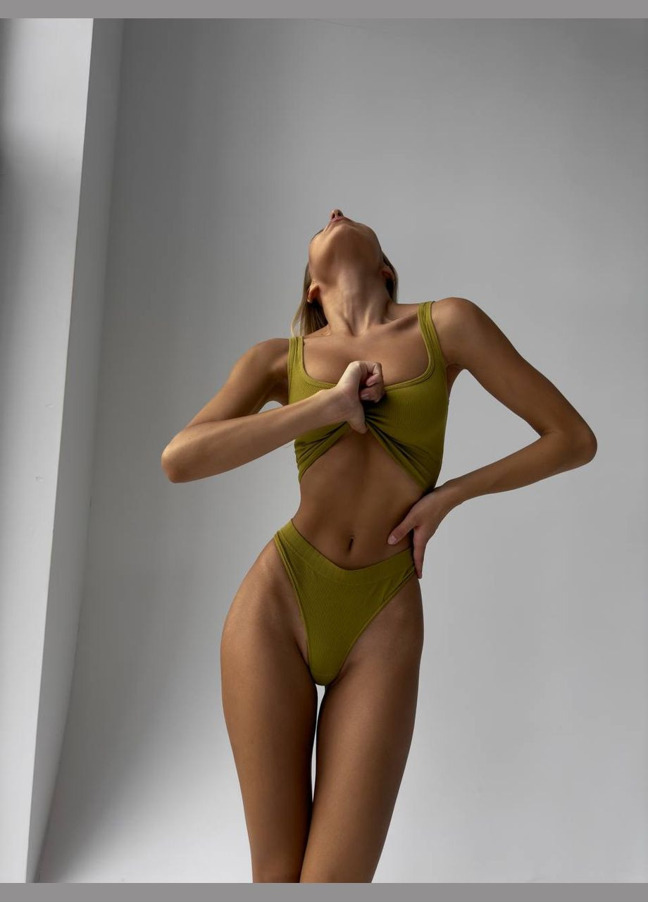 Гірчичний демісезонний жіночий комплект базової білизни гірчиця No Brand білизна