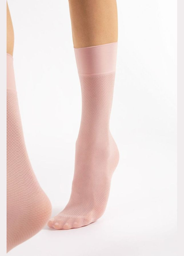 Высокие сетчастые носки Fiore foxtrot g1168 rose (292301145)
