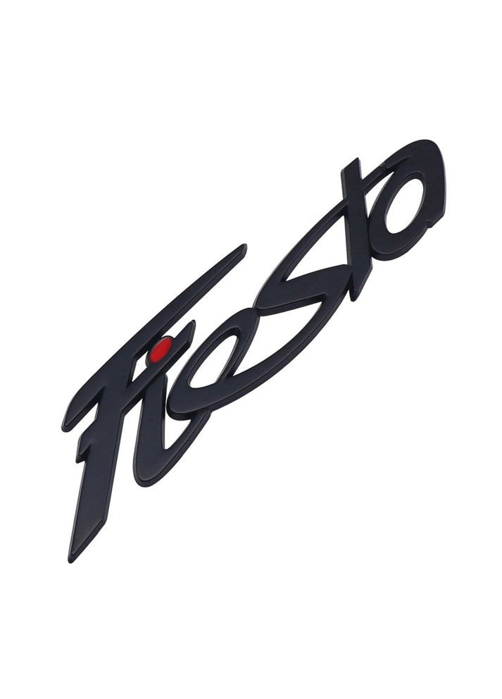 Емблема напис Fiesta для Ford чорна 141×31 мм метал (на скотчі) Ford Motor Company (369612153)