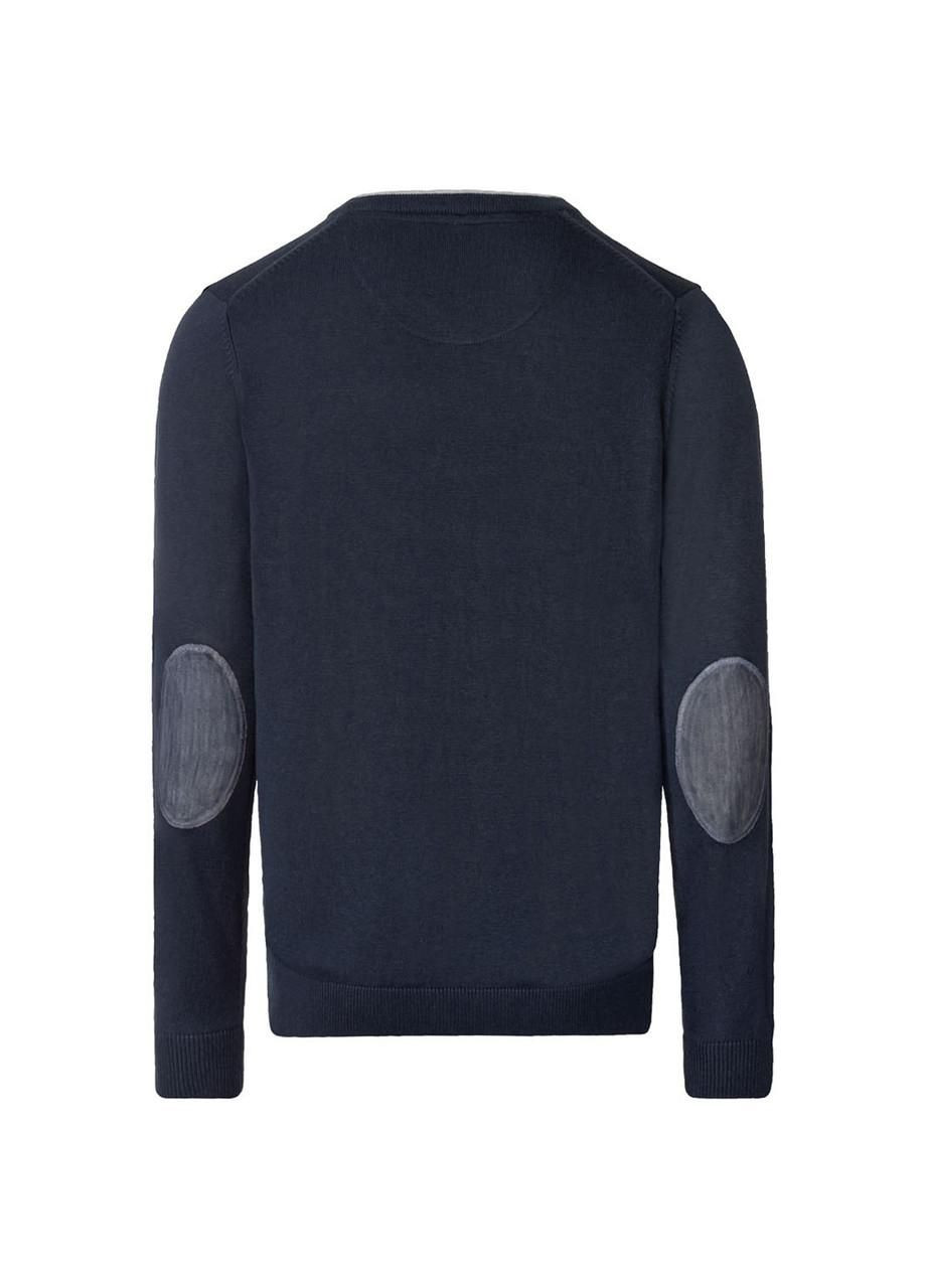 Синій демісезонний пуловер тонкої в'язки чоловічий Nobel League