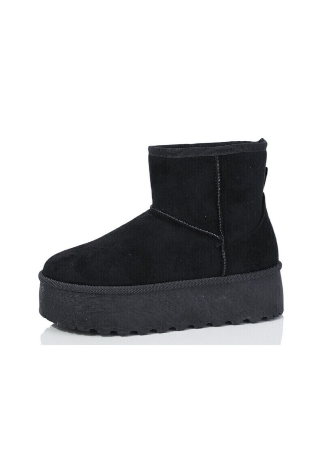 Жіночі уггі Obuvok середні еко замша на платформі (369144370)