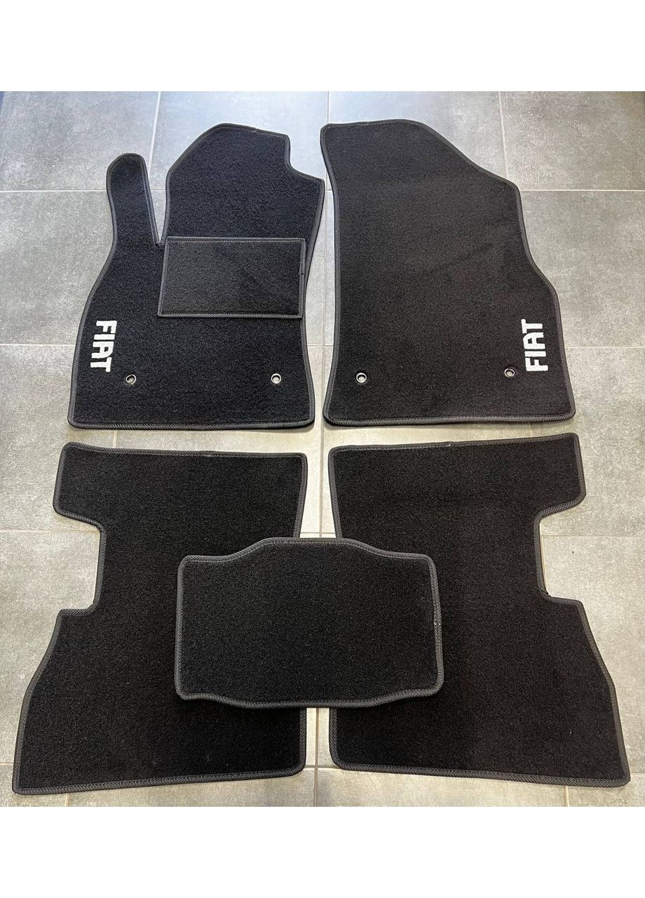 Ворсові килимки в салон для Fiat II (2010-) МКП 5мест/Фіат Добло /Чорний, кт-5шт BLCCR1127 Beltex Doblo (360615686)