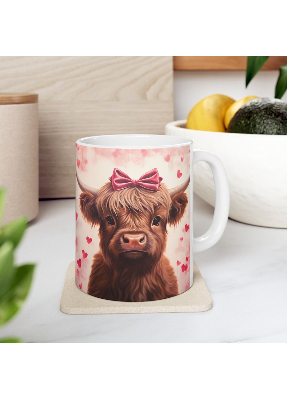 Керамическая чашка с дизайном "Волшебная коровка"-3 No Brand (368671351)