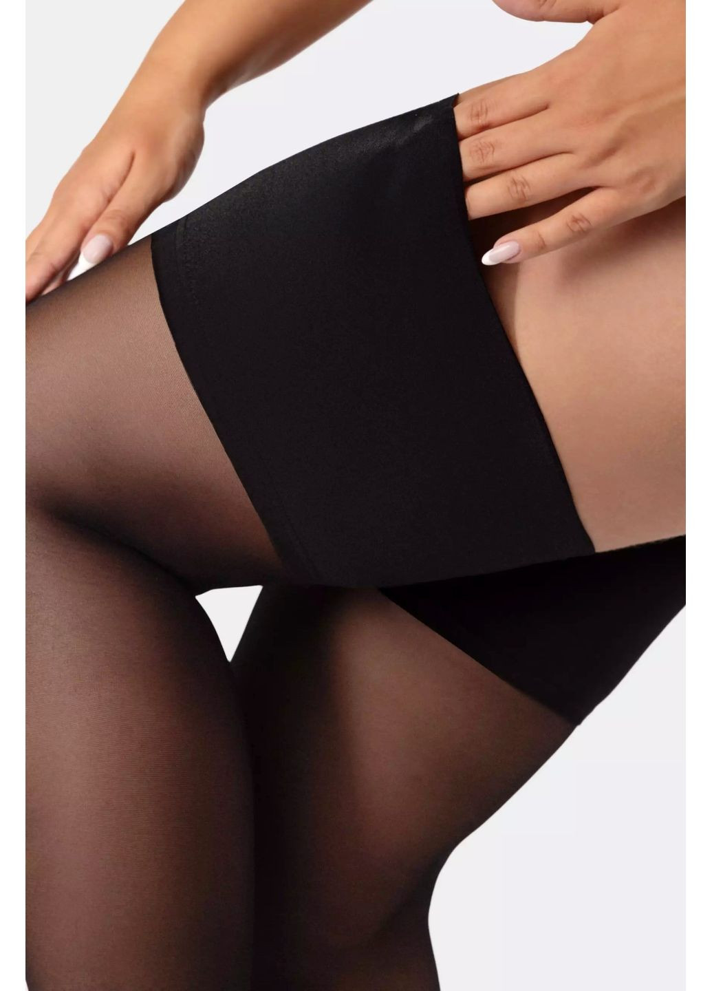 Чулки большого размера с гладкой коронкой GRACE 30den Mona (349499811)