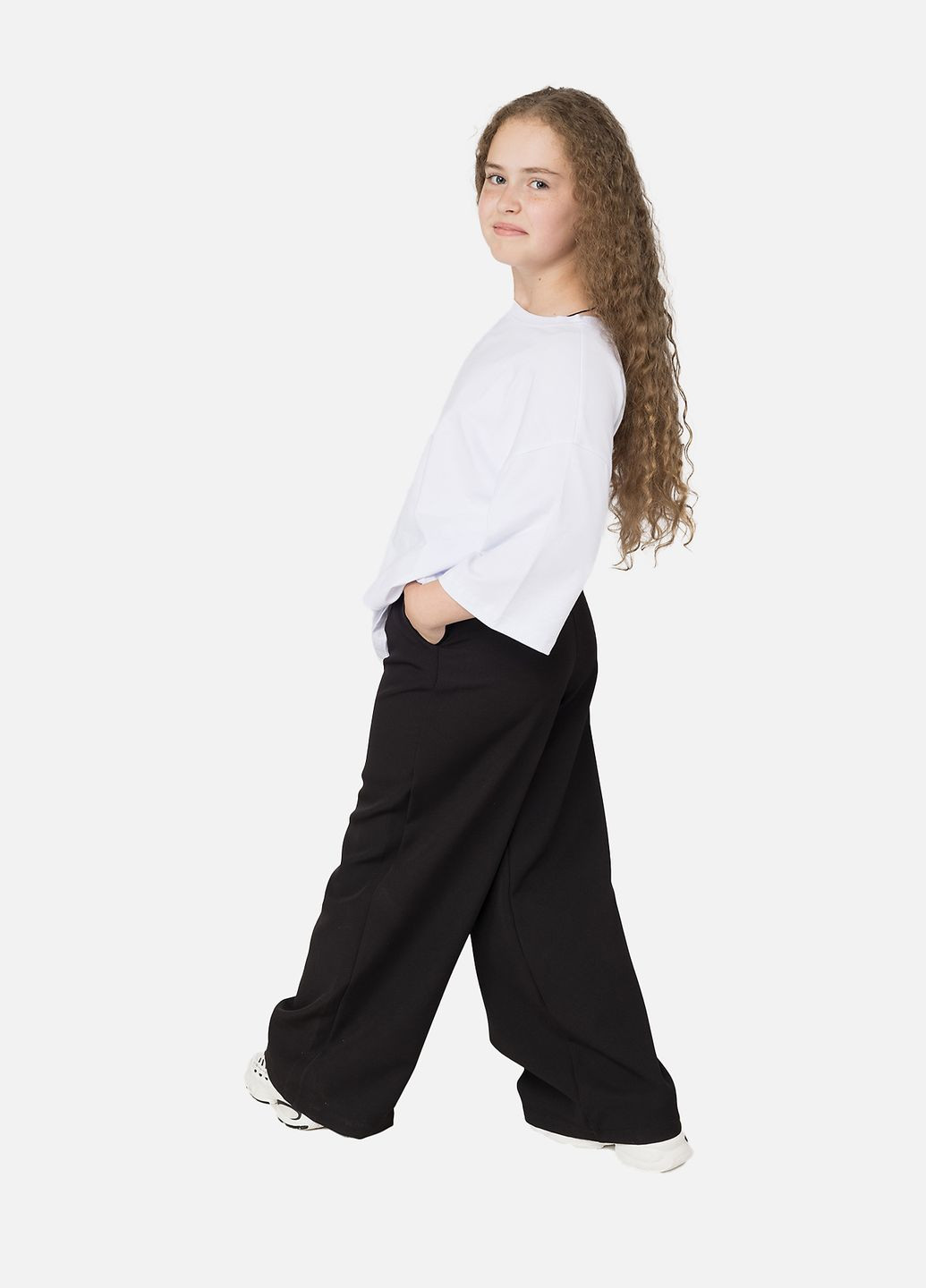 Черные демисезонные брюки Yuki