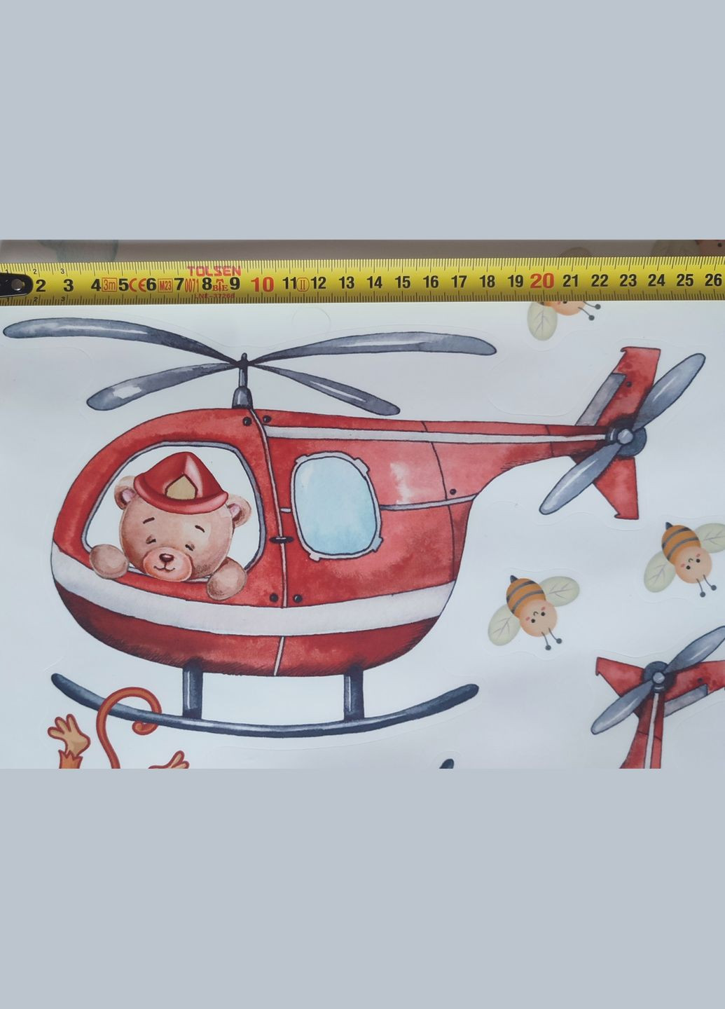 Вінілові наклейки Звірі пожежні (лист 60 х 90 см) Б265 BRUP (307173479)