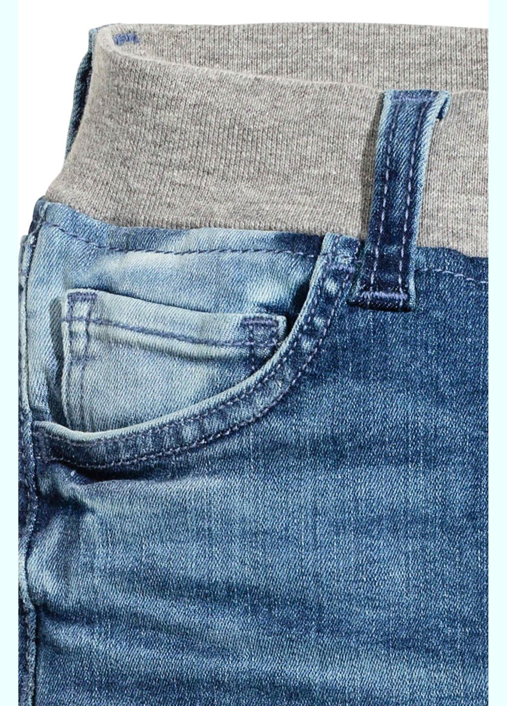 Синие джинсы демисезон,синий-серый, H&M