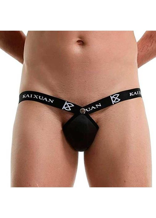 Мужские стринги с пуш-ап "Kaixuan" L Черный No Brand (368892044)