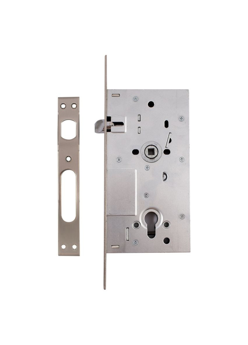 Замок для вхідних дверей Art. DP25170000 3 - ригеля, з засувкою Mottura (322520130)