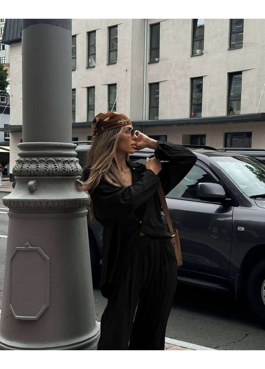 Жіночий костюм із легкої жатої тканини Україна (358644127)