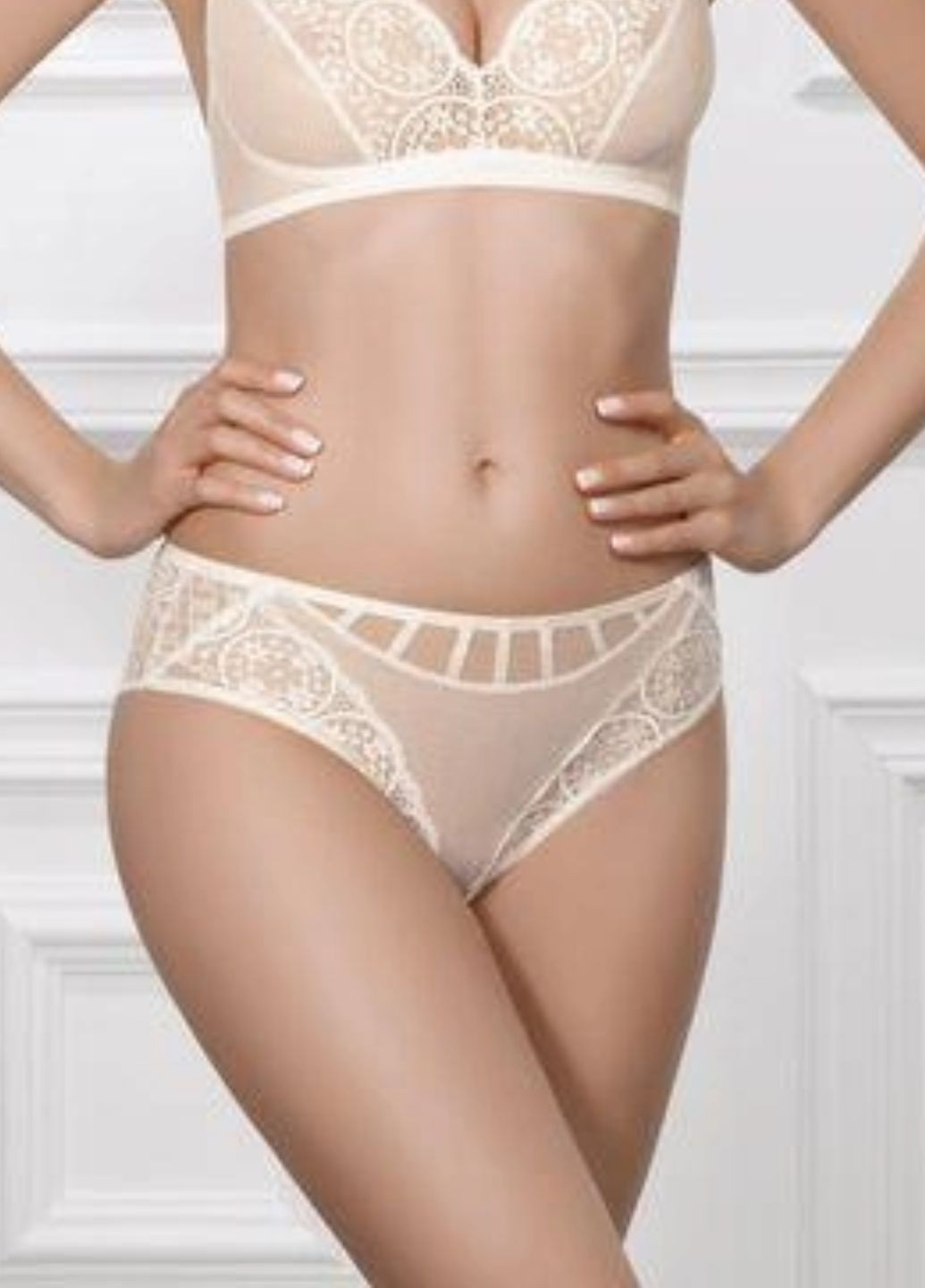 Трусики жіночі з мереживними вставками Jasmine (297743399)