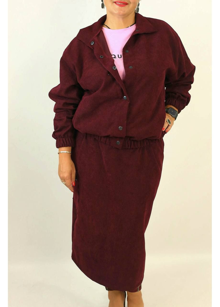 Женский костюм юбка+бомбер Style Point (357238106)