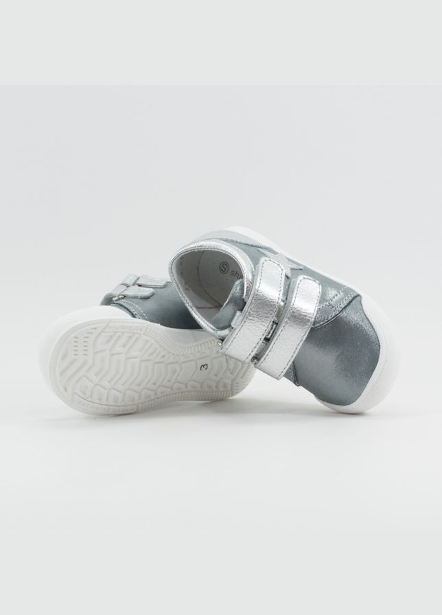 Срібні всесезонні кросівки для дівчаток 21149 розмір ShagoVita