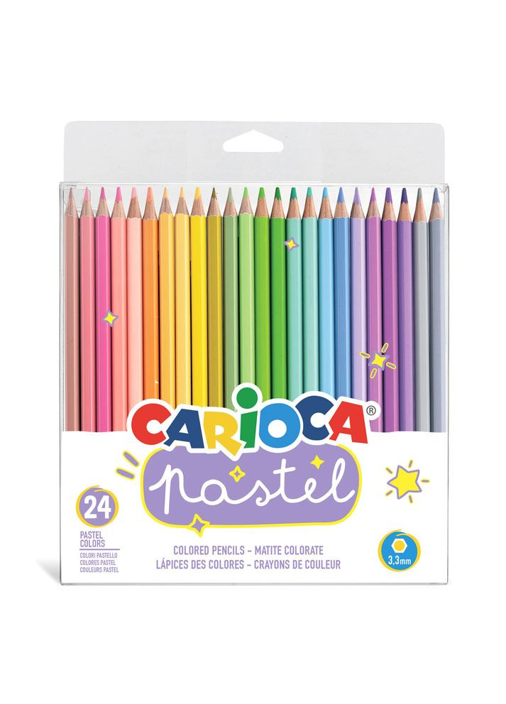 Карандаши PASTEL, набор цветных карандашей (43310) CARIOCA (372923975)