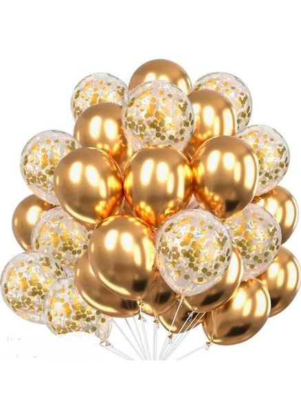 Набір латексних куль "Золотий" 30 шт, Gemar Gemar Balloons (302312673)