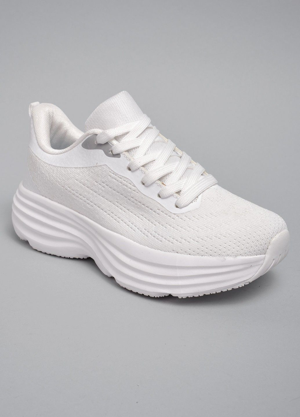 Белые демисезонные кроссовки белые женские 342901 Power