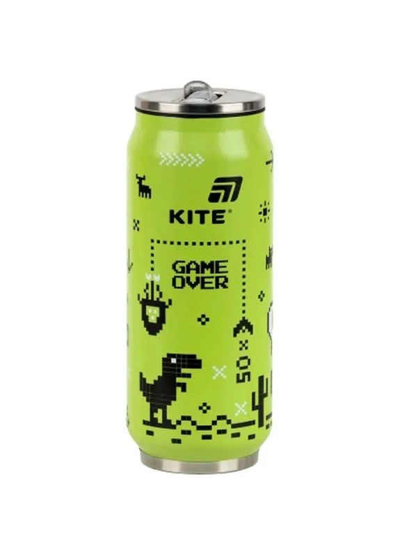 Поїльник-непроливайка Game over термочашка з трубочкою, 500 мл (K25-1264-1) Kite (396956391)