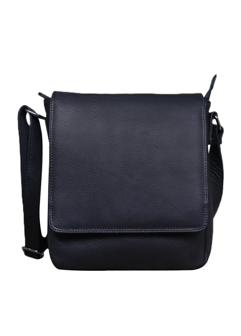 Кожаная сумка через плечо в черном цвете RoyalBag R-3161A (282844619)