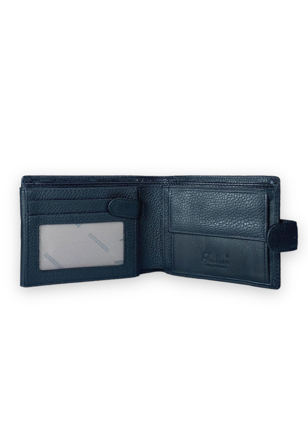 Чоловічий гаманець шкіра два відділи для купюр одне на блискавці розмір:13,5*10*3 см чорний Tailian (268995039)