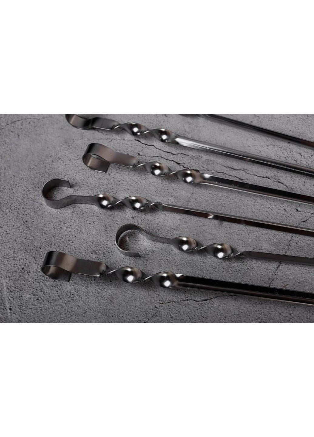 Набор шампуров 6шт. (550*12*1,5 мм.) Wood&Steel (295447298)