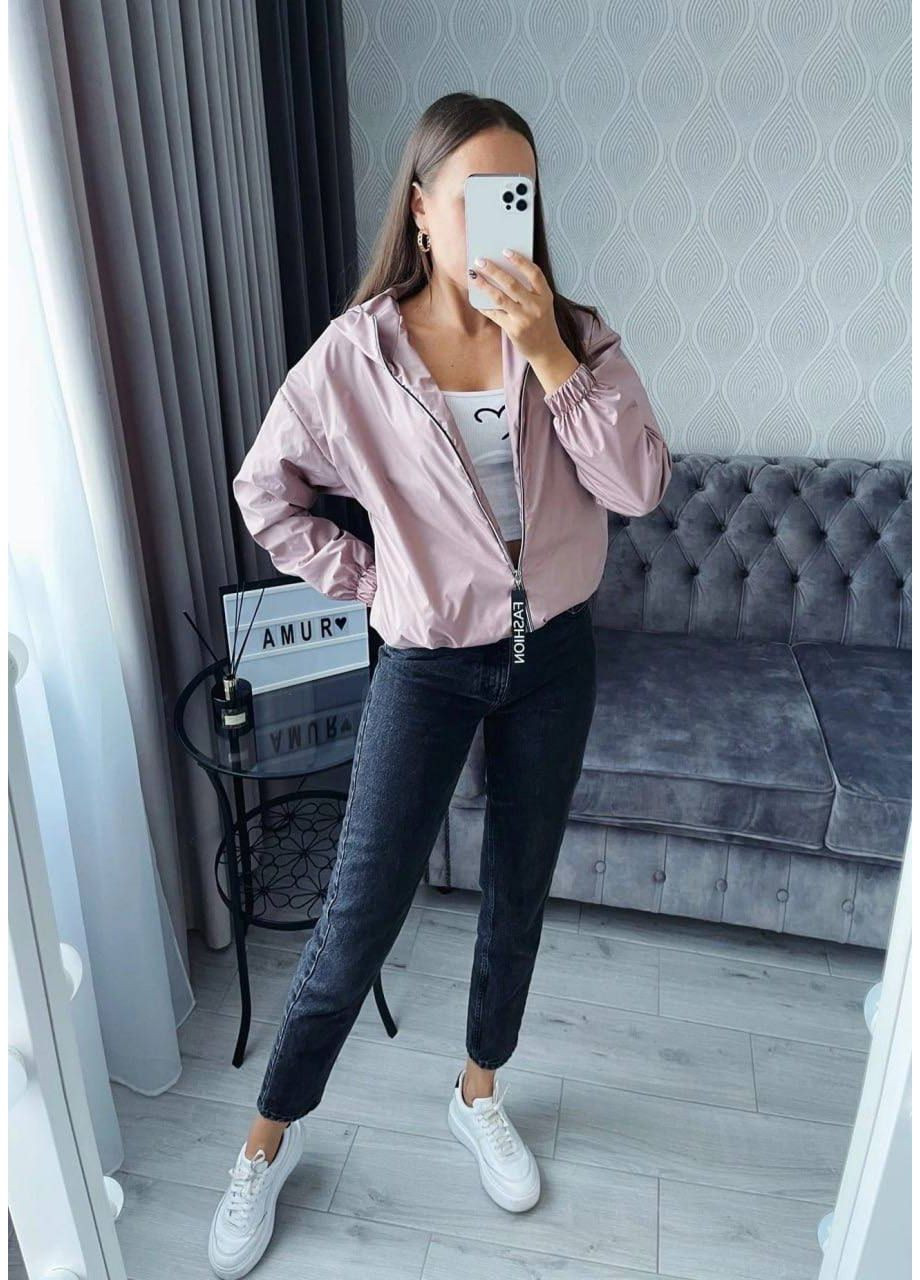 💧 Женская куртка-ветровка с капюшоном Vione (367183618}