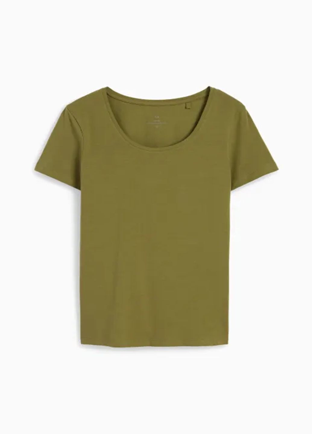 Темно-зеленая летняя футболка C&A