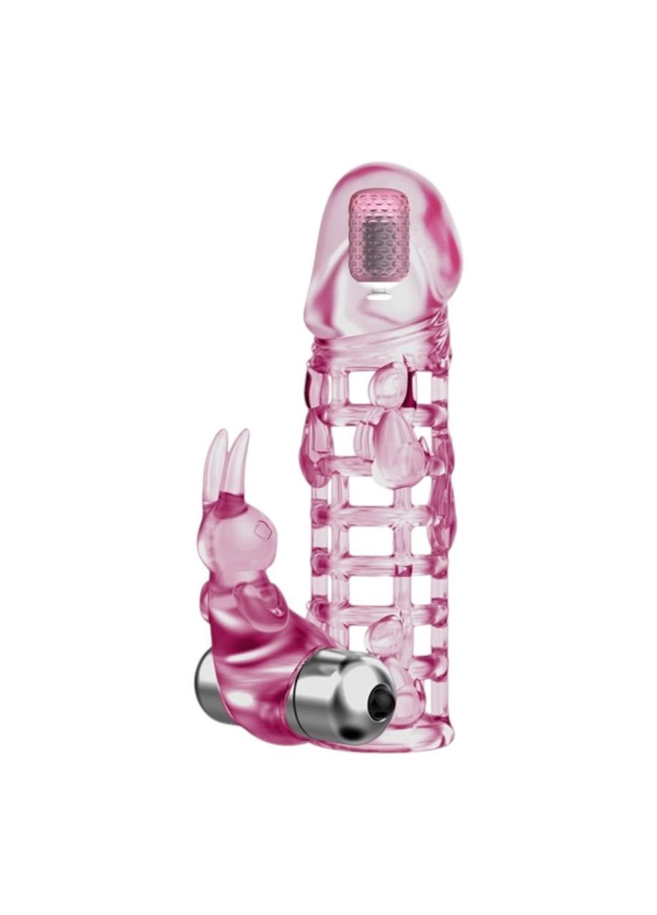 Насадка на член з подвійною вібрацією і кліторальним стимулятором "Ultimate Love Sleeve" LyBaile (307151766)