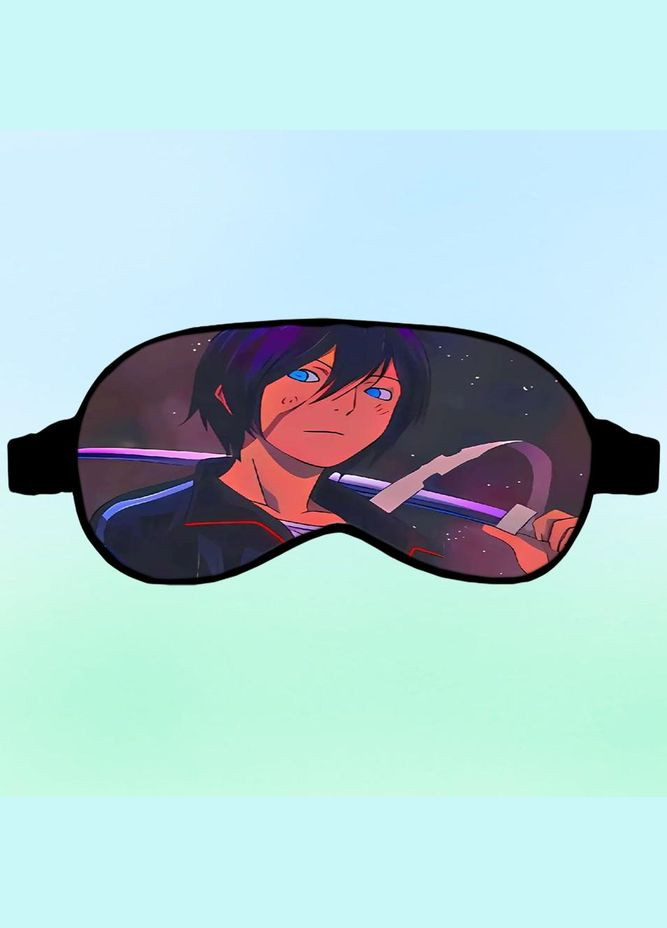 Маска для сну Аніме Бехатній Бог #0011 чорна No Brand (315042252)