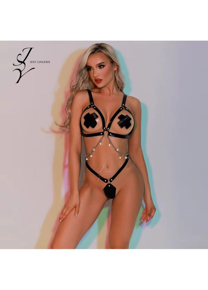 Комбинированный демисезонный комплект женского эротического белья 5967 one size JSY