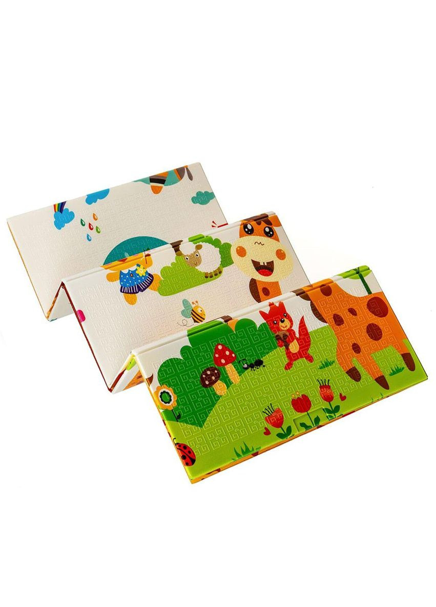 Детский складной термоковрик 147см х 177см х 8мм Лисички-Ростомер (303) SW-00003033 Sticker Wall (372134981)