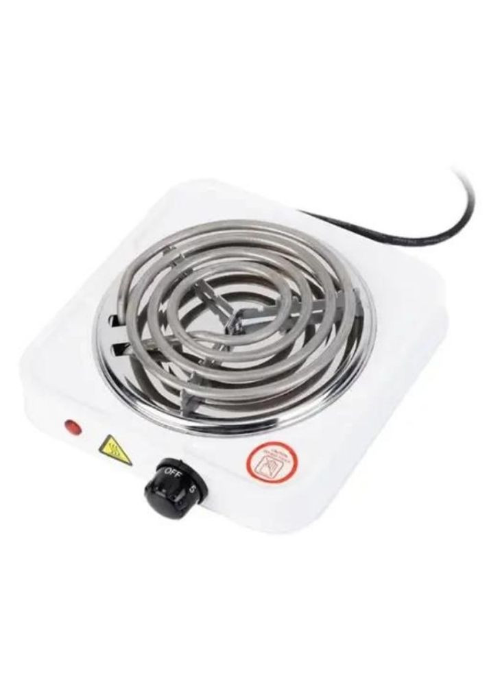 Электроплита спиральная 1 конфорка 1000 Вт белый (2104618634) Hot Plate JX-1010B (351363111)