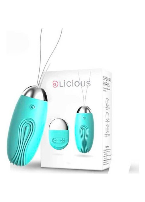 Яркое виброяйцо USB бирюзовый – Вибраторы Lilo (298481102)