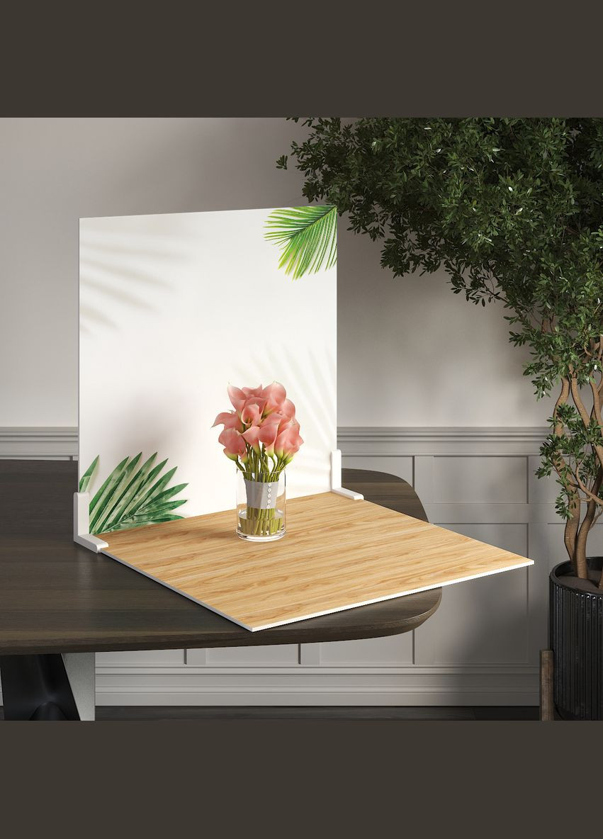 Пластиковый угловой 2D фотофон, 40x40 см - №62240 PolyPlast (354365970)