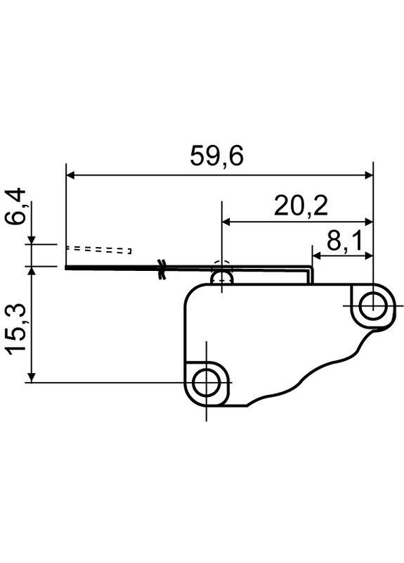 Микровыключатель V-15-31C25 A0050040023 Аско-Укрем (346087947)