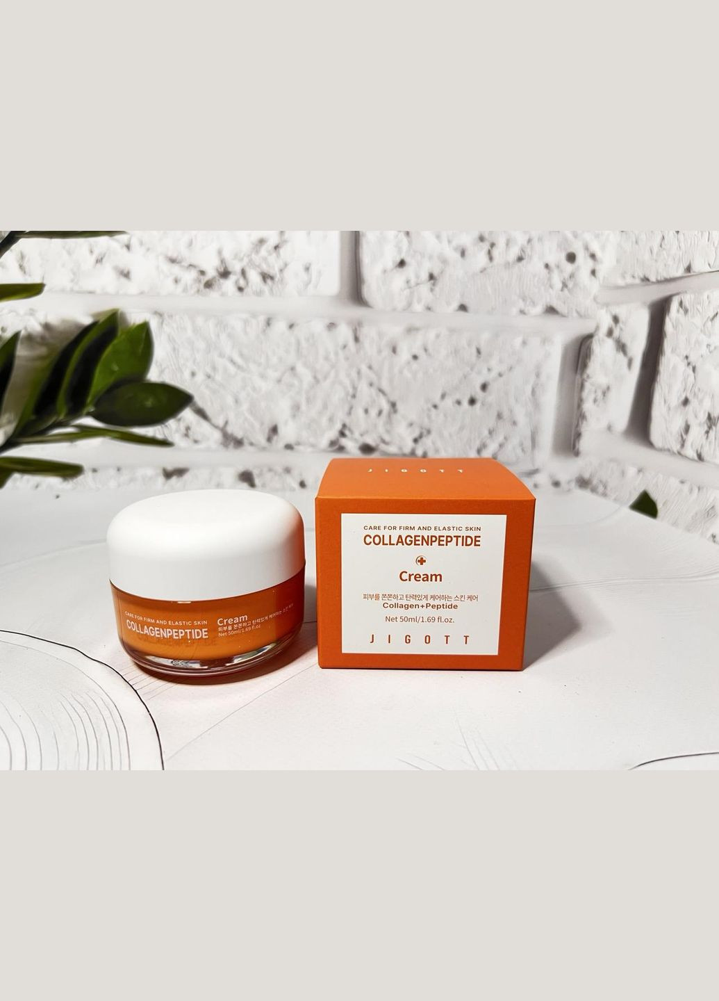 Jigott Крем для обличчя Collagen Peptide Cream живильний антивіковий 50мл — Крем, Південна Корея (347244360)