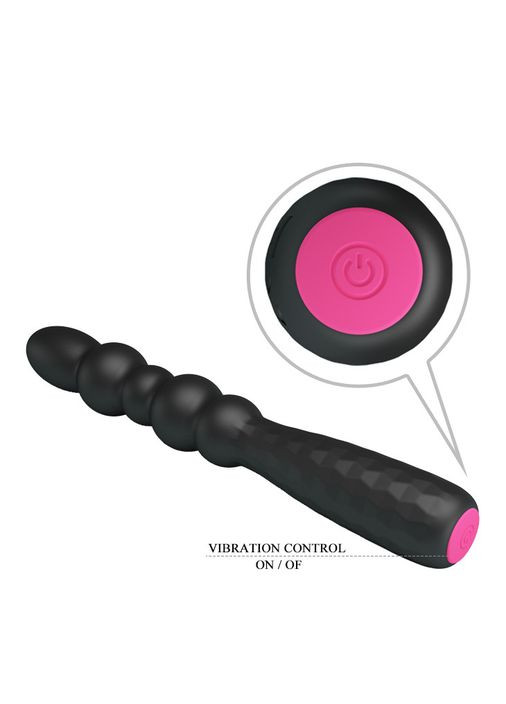 Вібратор з гнучкою головкою - Pretty Love Monroe Vibrator Black Drive LyBaile (322535941)