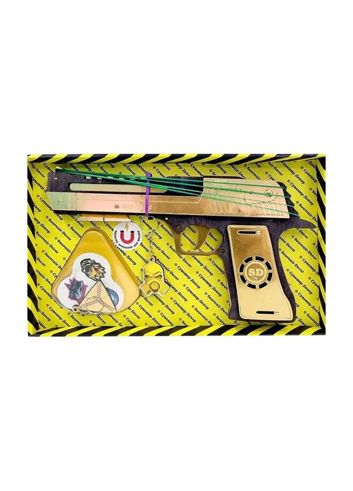 Собранная модель Резинкострел "DESERT EAGLE" DE-B-B, BLACK Сувенір-Декор (363266028)