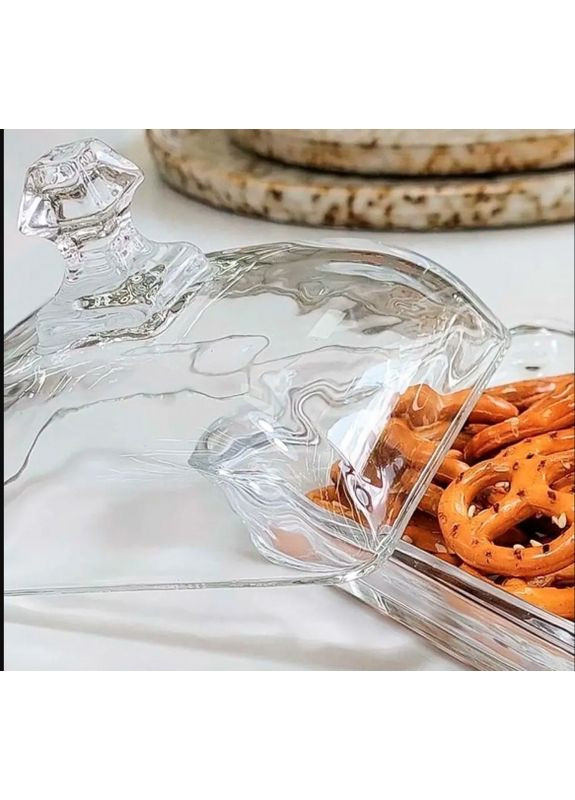 Масляна скляна Грація 9,5*10*16 см для олії та сервірування столу елегантний посуд ProDobro (365442549)